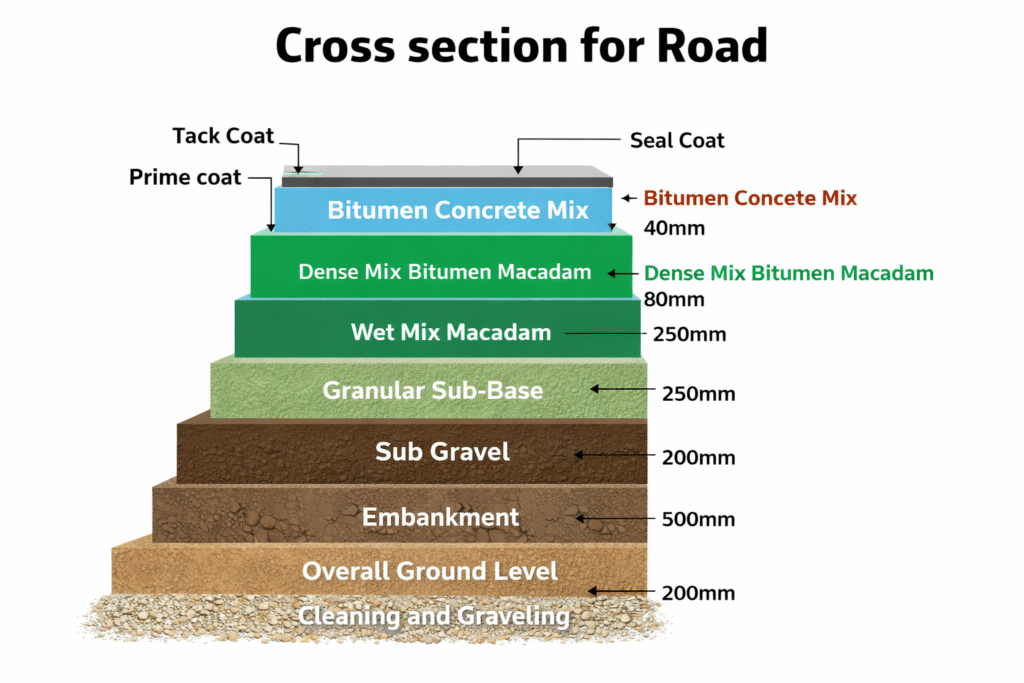 Road Cross section