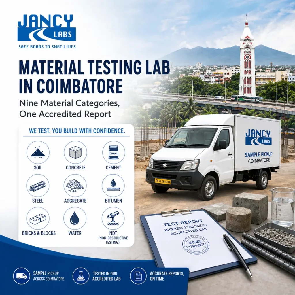 Jancy Labs Material Testing in Coimbatore