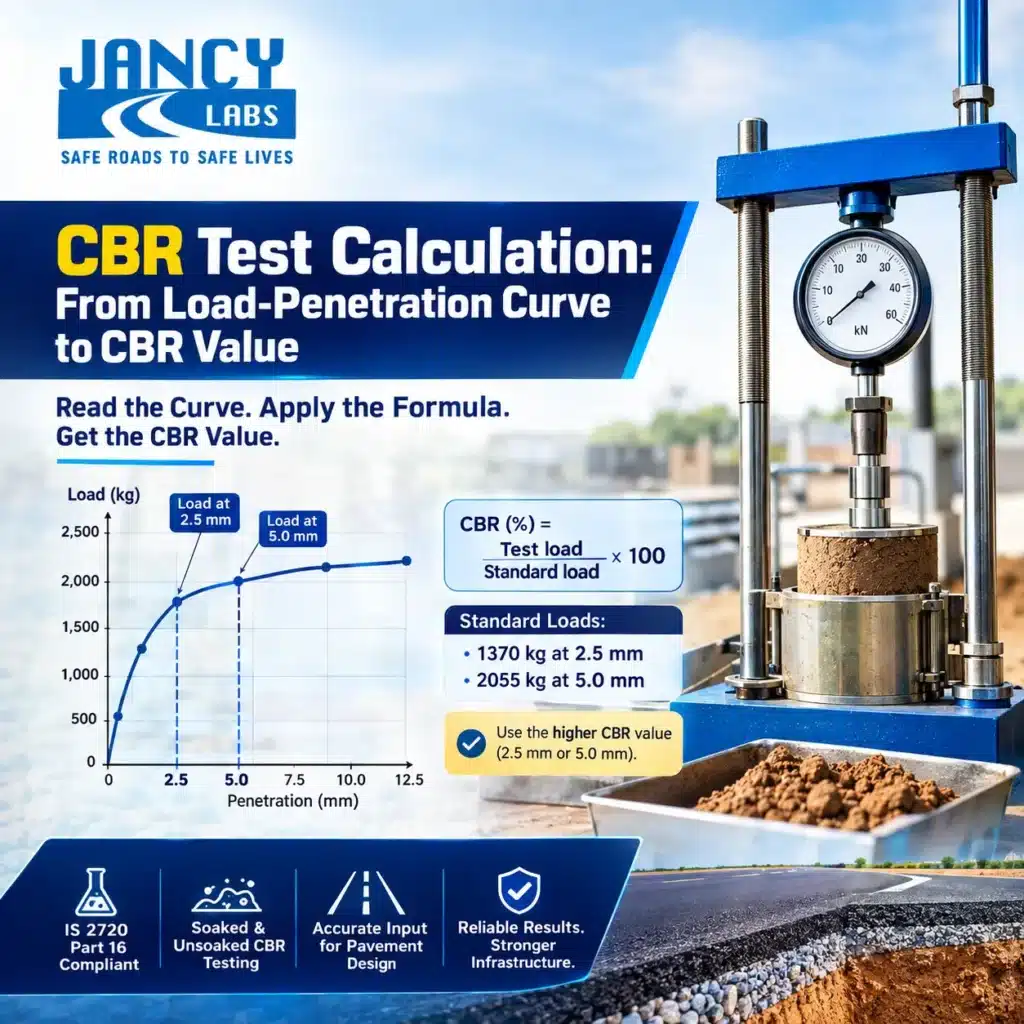 cbr test calculation