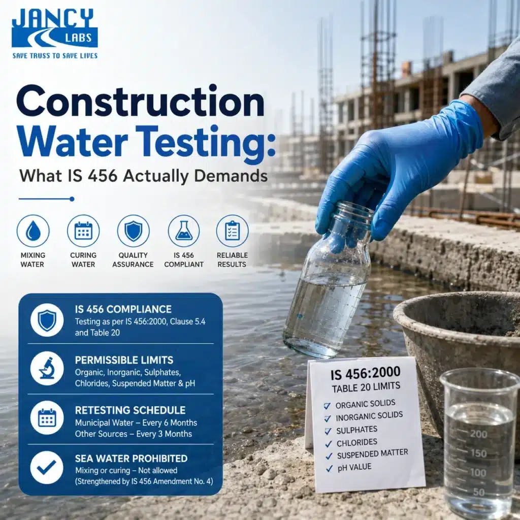 construction water testing