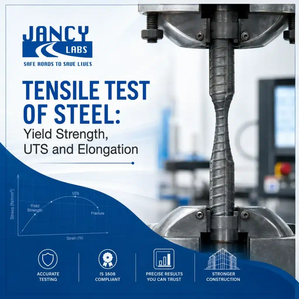 tensile test of steel