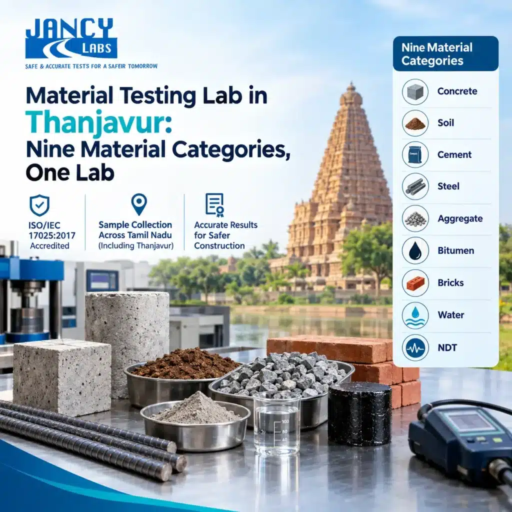 material testing lab in thanjavur