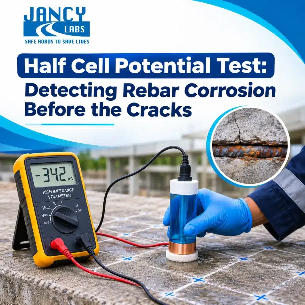 Half Cell Rebar Corrosion Test