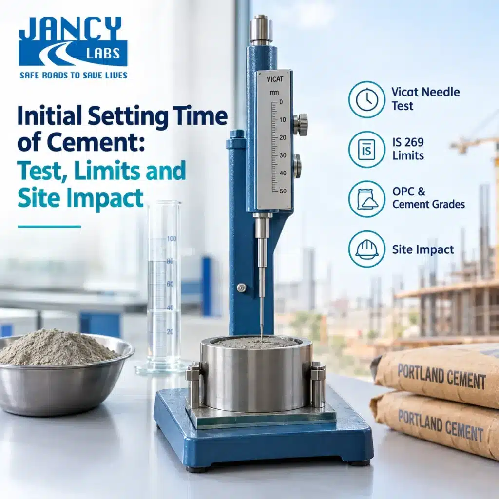 initial setting time of cement